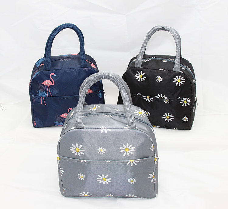 Insulated Lunch Box Bag Portable Bento Bag Lunch Box Insulation Bag Lunch Bag Student Lunch Bag Aluminum Foil Insulated Lunch Bag