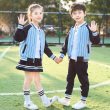 小学生校服幼儿园园服春秋装学院风童套装秋季儿童运动服三件套