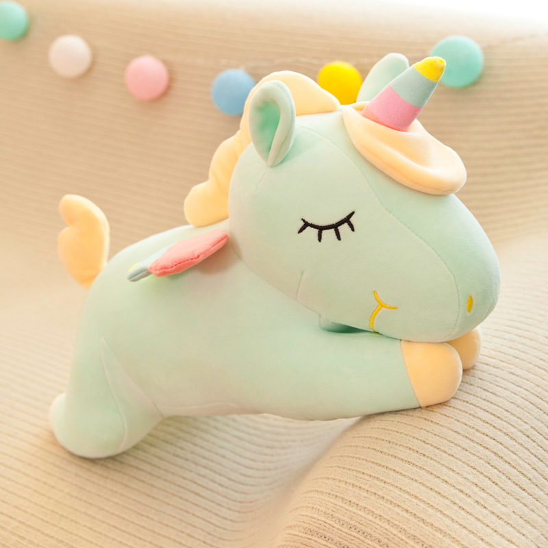 Cross-Border Unicorn Throw Pillow Doll Children's Gift Plush Toy Large Doll Toy Stall Gift Wholesale Year-Old