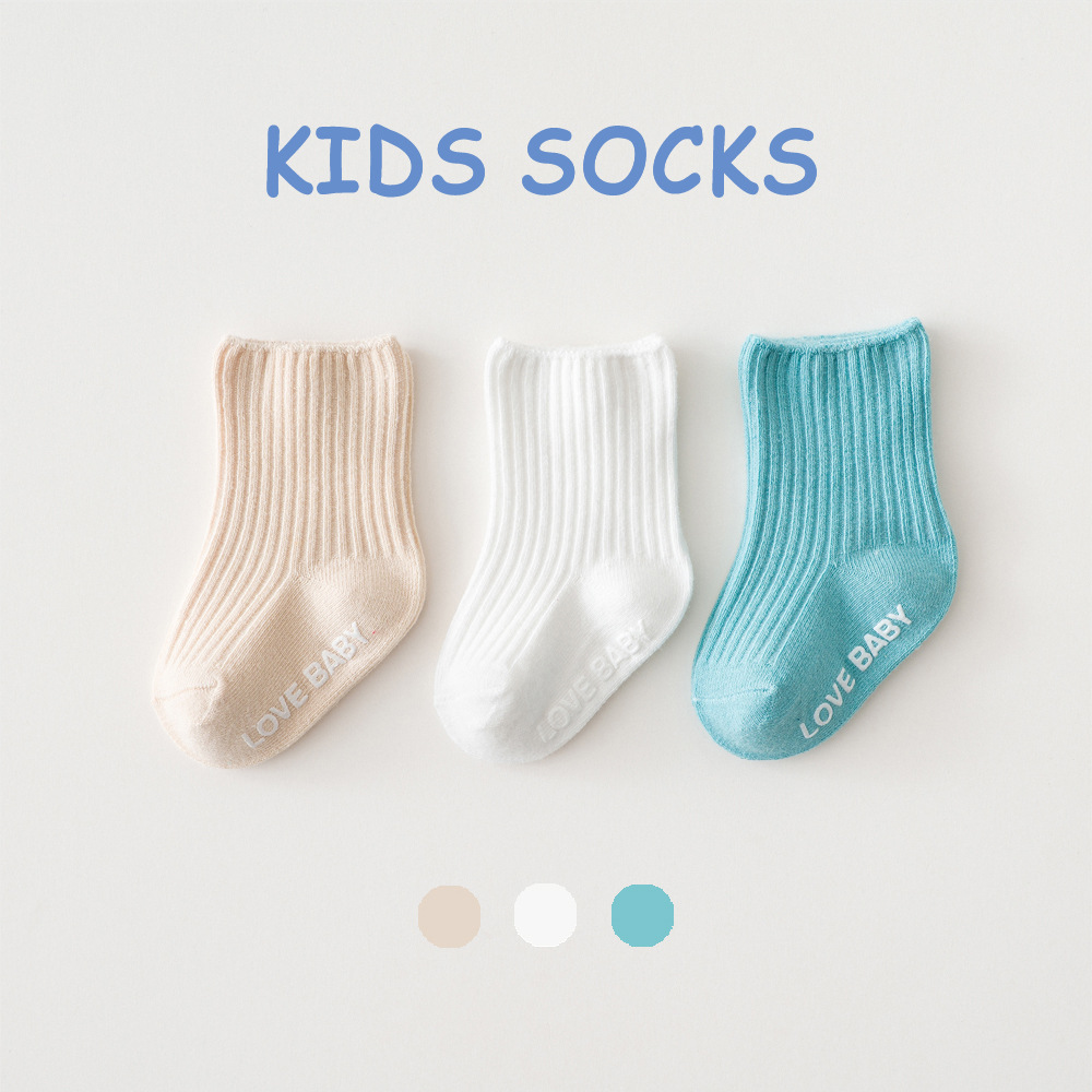 2023 Manufacturers Children's Socks Spring, Summer, Autumn and Winter Four Seasons Baby Socks Room Socks Dispensing Playground Socks