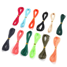 台湾蜡绳1mm 三股编织蜡线 环保首饰10米腈纶可烧结 彩色饰品绳子
