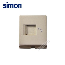 西蒙 Simon 52系列 1/2位电话插座功能件((亮香槟)N521-56