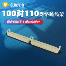 永杭 厂家批发 电话线配线架110语音跳线架含模块100对110配线架