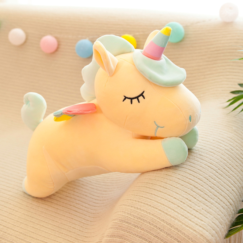 Cross-Border Unicorn Throw Pillow Doll Children's Gift Plush Toy Large Doll Toy Stall Gift Wholesale Year-Old