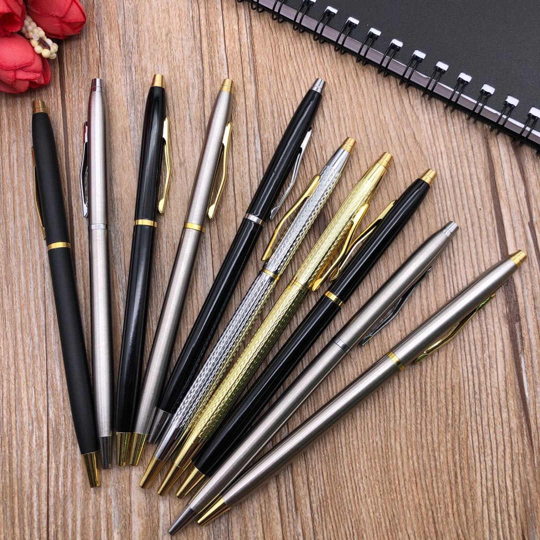 Ballpoint Pen Oil Pen Wholesale Hotel Pen Gift Pen Metal Pen Multi-Color in Stock Pen