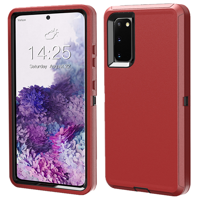 适用于三星s20fe三防手机壳热卖galaxys21fe机器人支架手机壳工厂