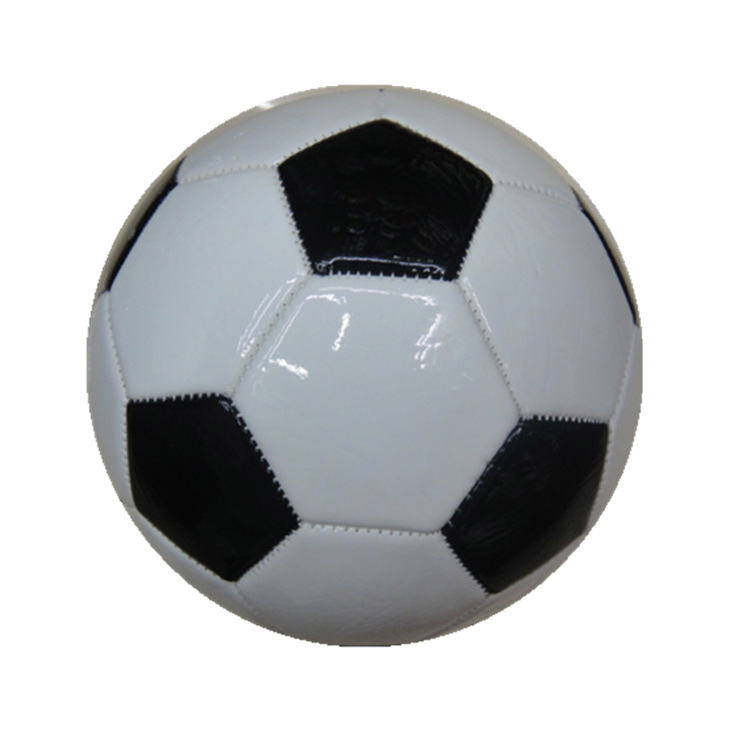 Student Training Football No. 3 No. 4 No. 5 PVC Pu Black and White Ball Color Ball Manufacturer Supply