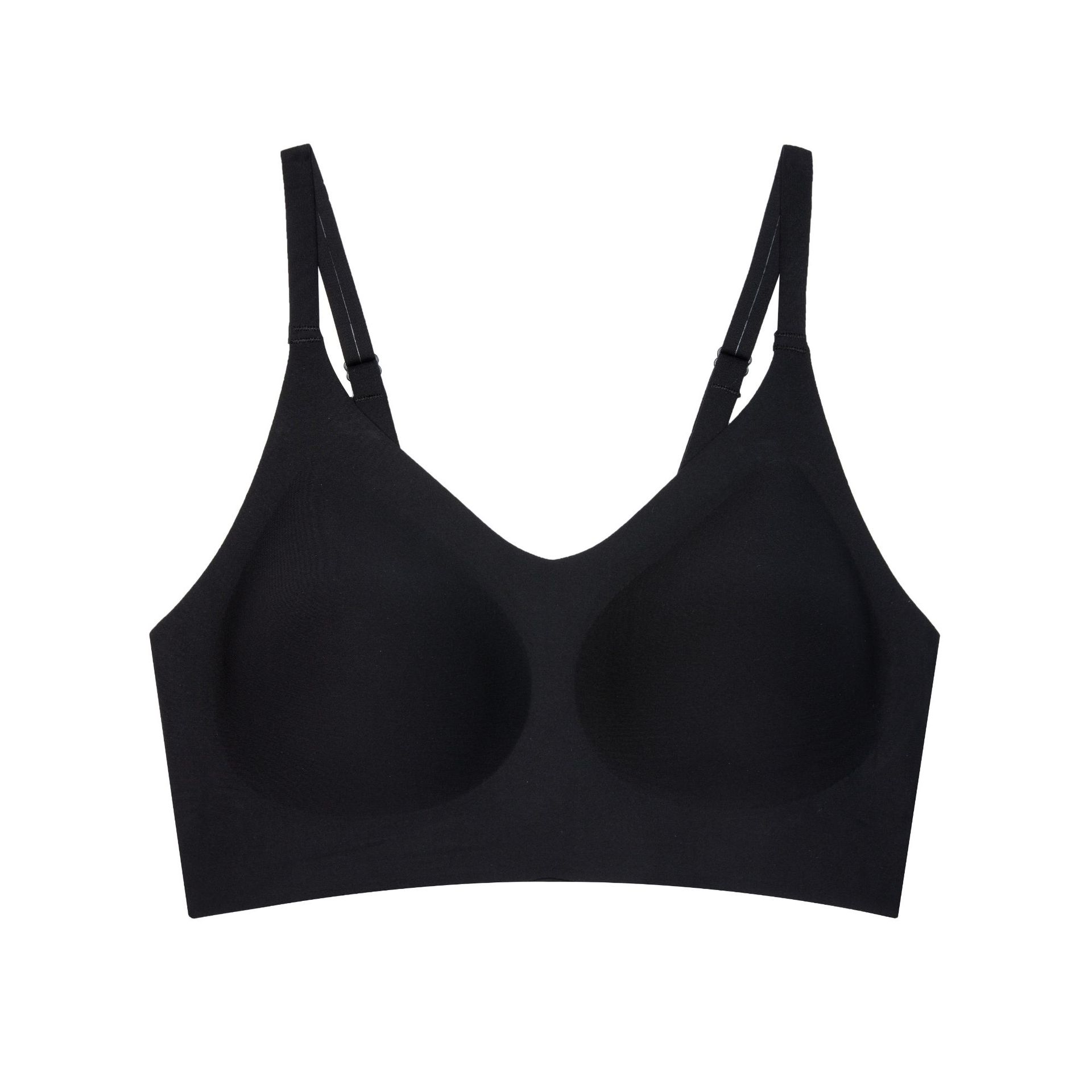 Jelly Soft Support No Size Japanese Latex Comfortable Seamless Strap Underwear Women's Wireless Push up Sports Bra