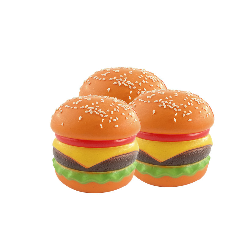 squishy simulation food hamburger toy sandwich bread pu toy