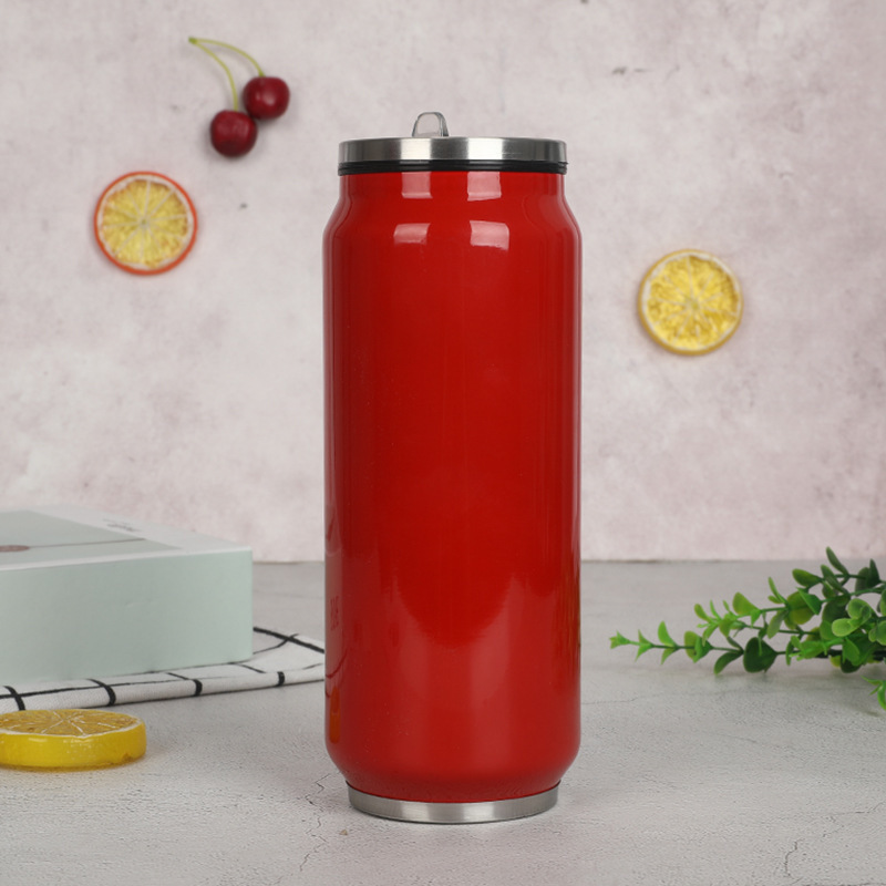 Stainless Steel Coke Can Fashion Creative Personality Cans Insulation Cup Car Coke Bottle Water Cup Wholesale