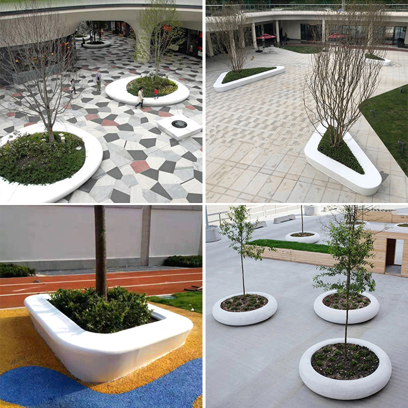 0成交25件玻璃钢户外景观座椅广场美陈创意树池坐凳公园景区休闲椅