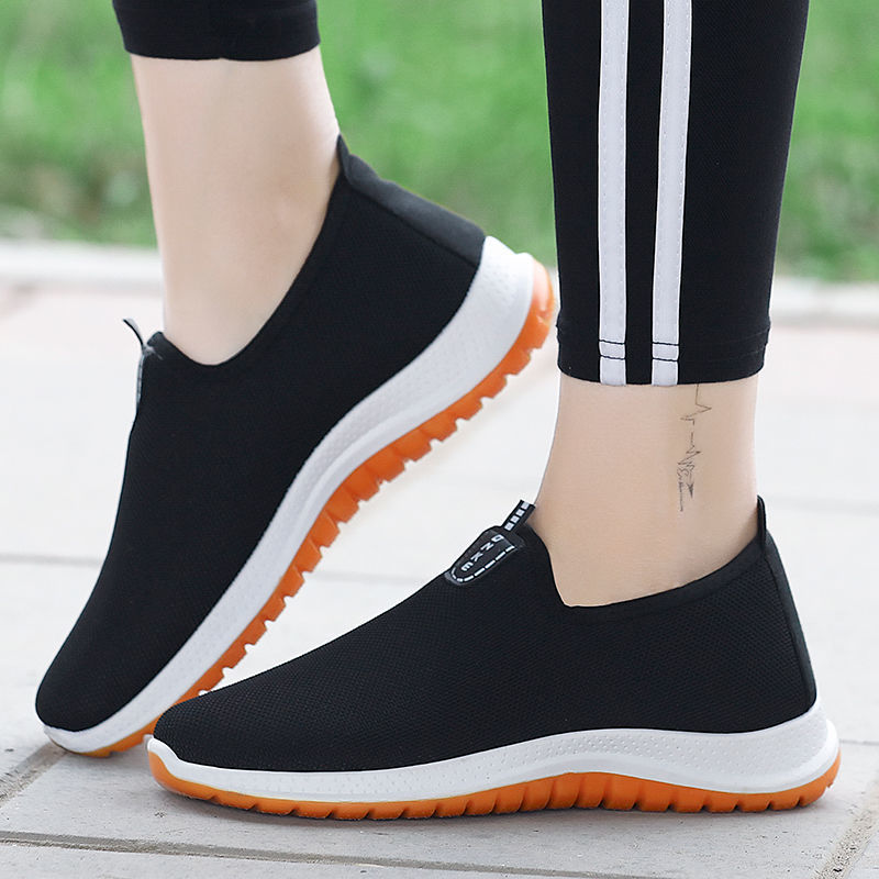 Summer Lightweight Fashion Sports Running Shoes Male Students Korean Style Casual Shoes Mesh Shallow Mouth Low-Top Breathable Fashion Shoes