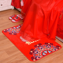 婚礼 结婚庆用品新房装饰布置摆设新娘进门地垫喜字地毯门垫脚垫
