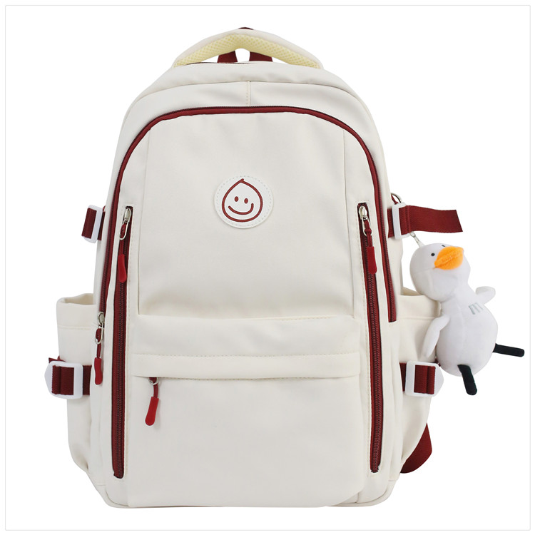 Schoolbag Neutral College Student 2023 New Junior High School Student Simple High School Student Good-looking Computer Backpack Backpack