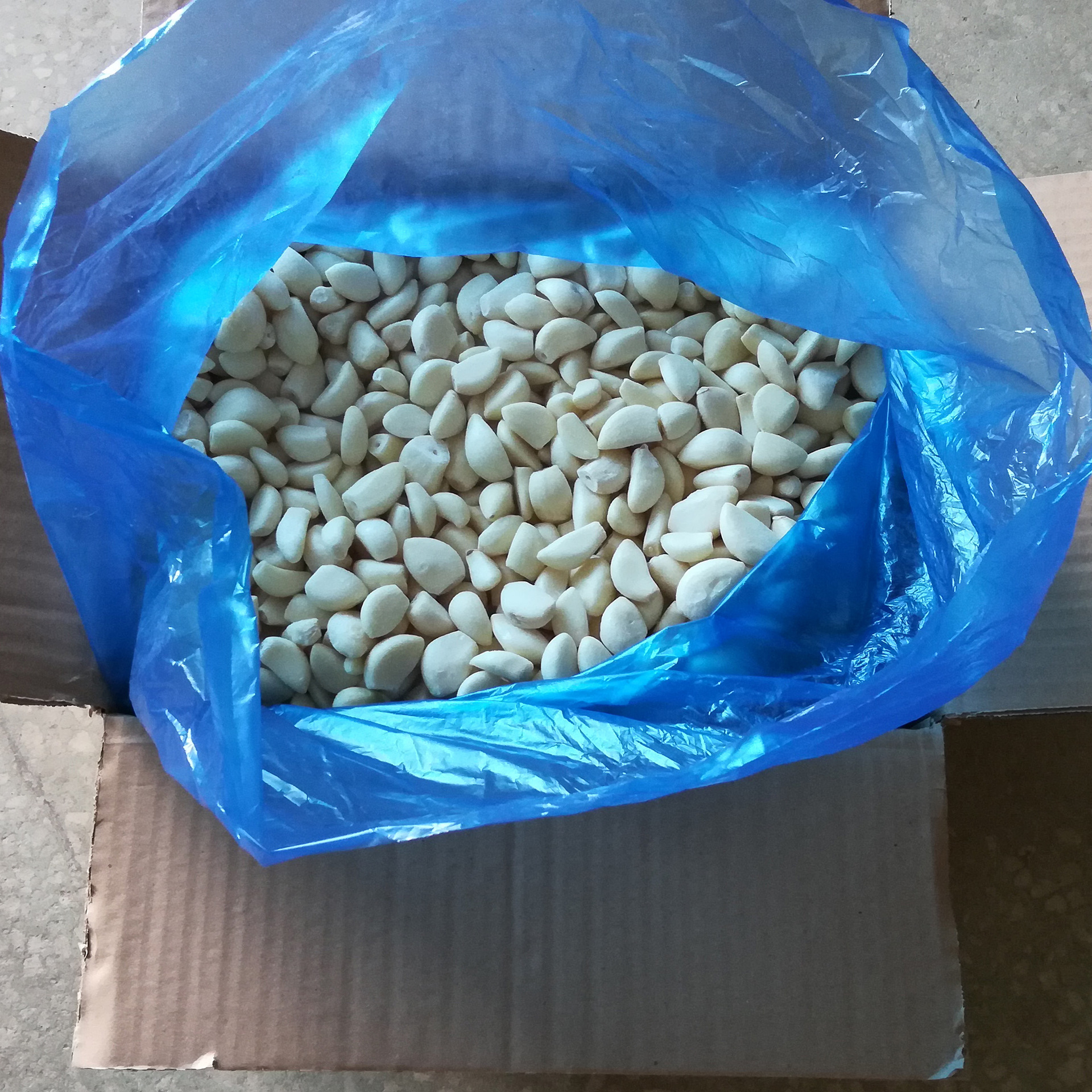 山东新季杂交四六瓣冷冻去皮蒜米出口内销单体冷冻蒜米-阿里巴巴