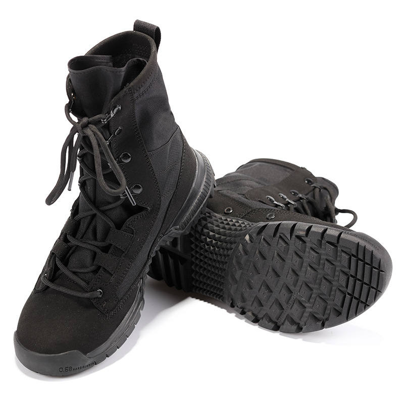 超轻绒作战靴男女鞋高帮绒面作战靴户外作训鞋登山鞋 一件代发