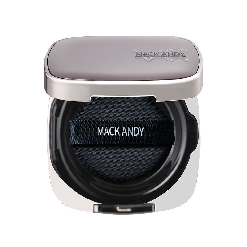 Maco Andy VC Cushion Foundation Lightweight Breathable CC Cream Nourishing Moisturizing Concealer BB Oil Control Makeup Finishing Air Cushion