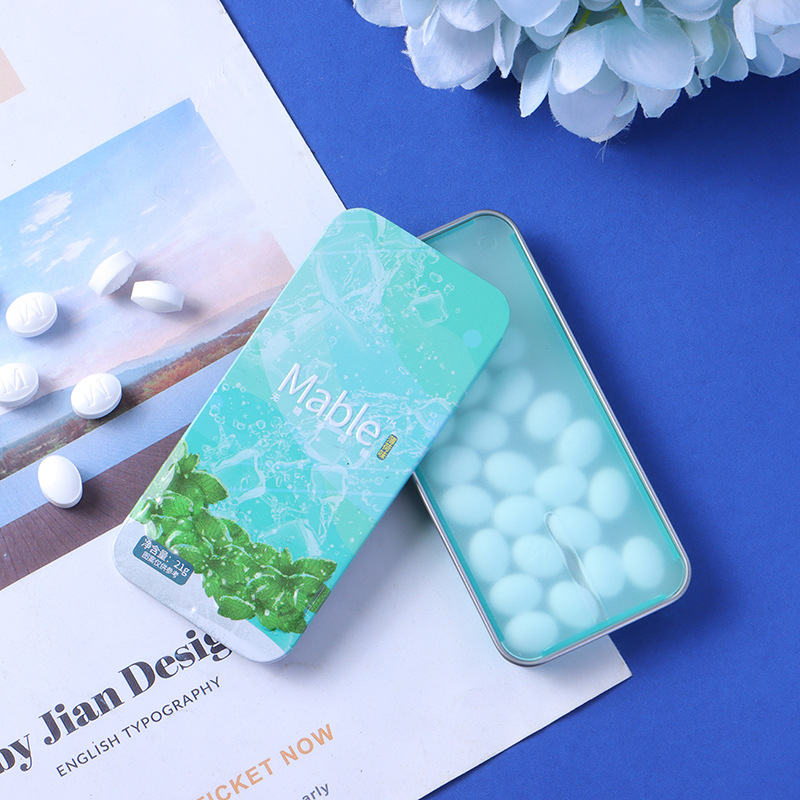 无糖薄荷糖糖果加工定制 无糖薄荷糖oem贴牌代工 压片糖加工定制