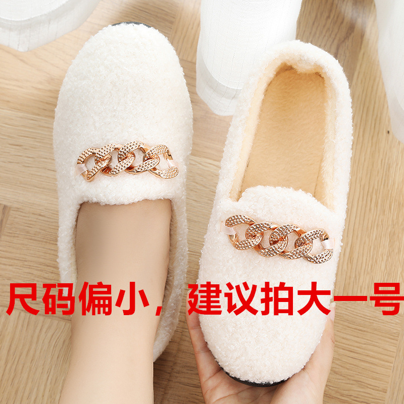 Factory Direct Supply 2021 Winter Beanie Shoes Driving Flat Soft Soled Velvet Cotton Shoes Pregnant Women Lazy Mom Shoes