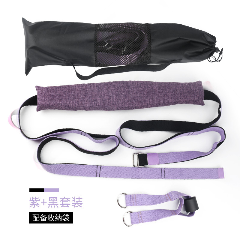 In Stock Yoga Stretch Belt One-Word Horse Split Leg Pressing and Stretching Trainer Opening Lower Waist Auxiliary Pulling Rope Appliances