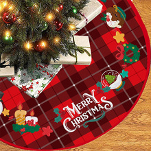 跨境电商爆款布圣诞树裙批发圣诞节派对用品christmas聖誕樹装饰