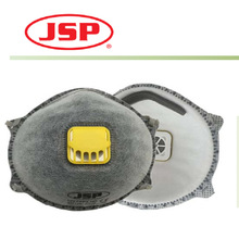 JSP123VC灰色活性炭防护口罩防尘CE认证欧标透气呼吸阀FFP2头戴
