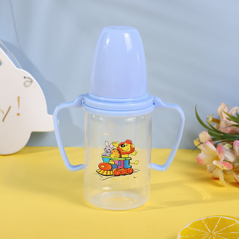 [honey baby] pp plastic with handle children‘s drink learning cup infant drinking cup straw cup factory direct sales