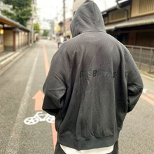 FEAR OF GOD FOG ESSENTIALS复线拉链开衫连帽卫衣男高街宽松外套