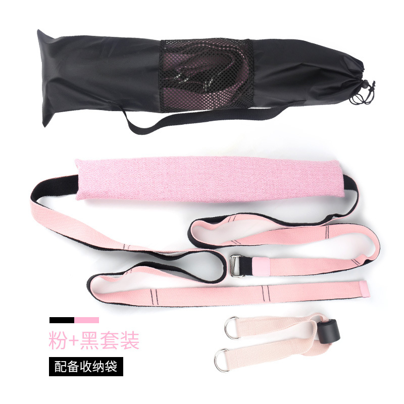 In Stock Yoga Stretch Belt One-Word Horse Split Leg Pressing and Stretching Trainer Opening Lower Waist Auxiliary Pulling Rope Appliances