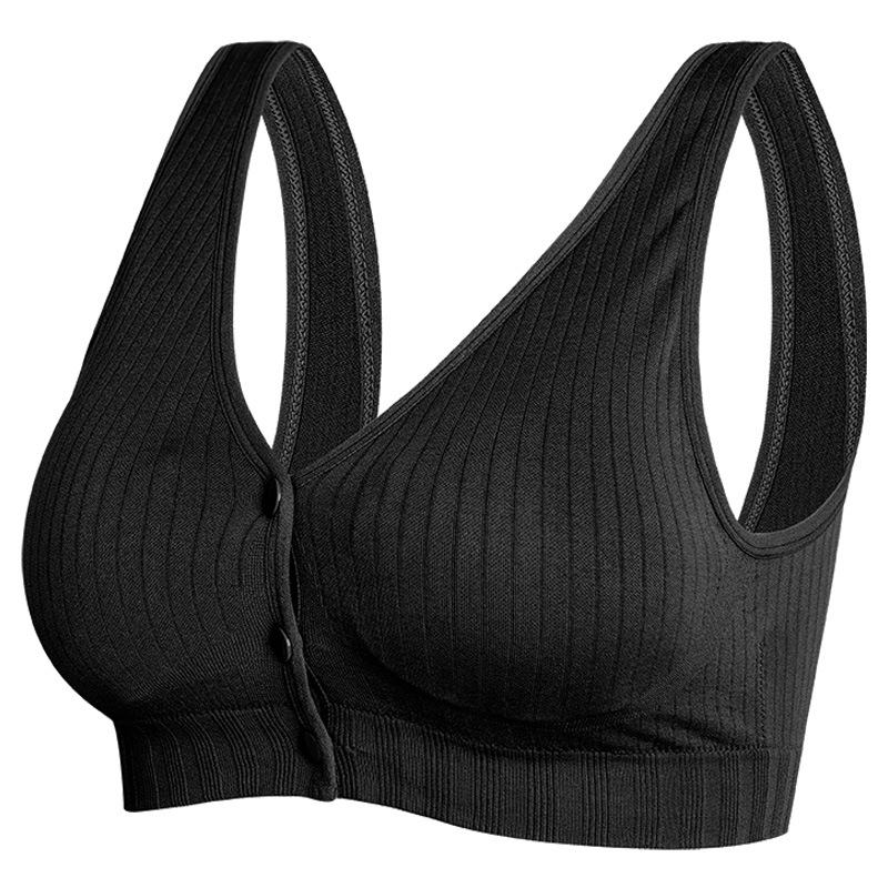 Maternity Large Size Vest Style Nursing Bra Front Buckle Nursing Clothing Big Cup Adjustment Push up Nursing Bra Underwear