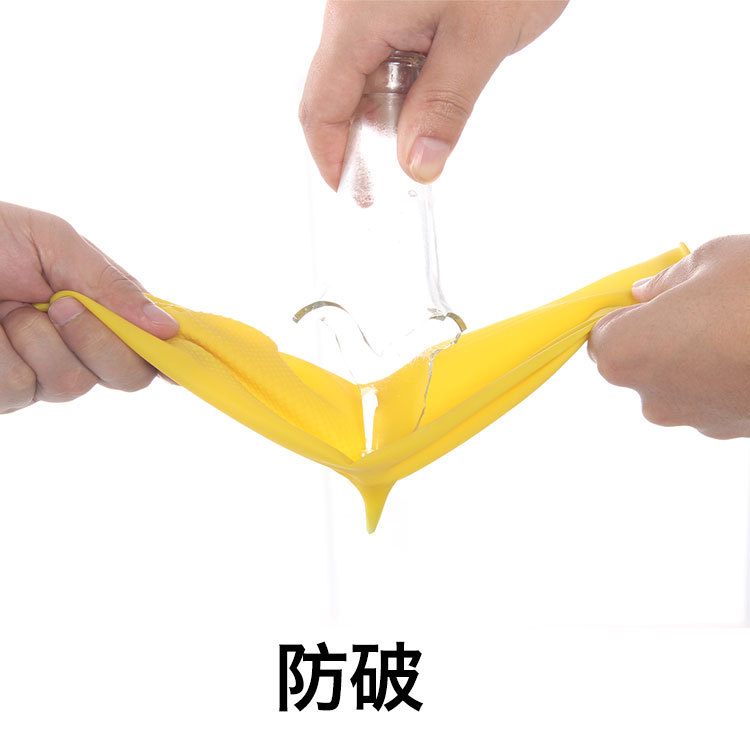 Thick Beef Tendon Rubber Gloves Plastic Latex Wear-Resistant Dishwashing Household Labor Protection Laundry Car Wash Rubber Waterproof Kitchen