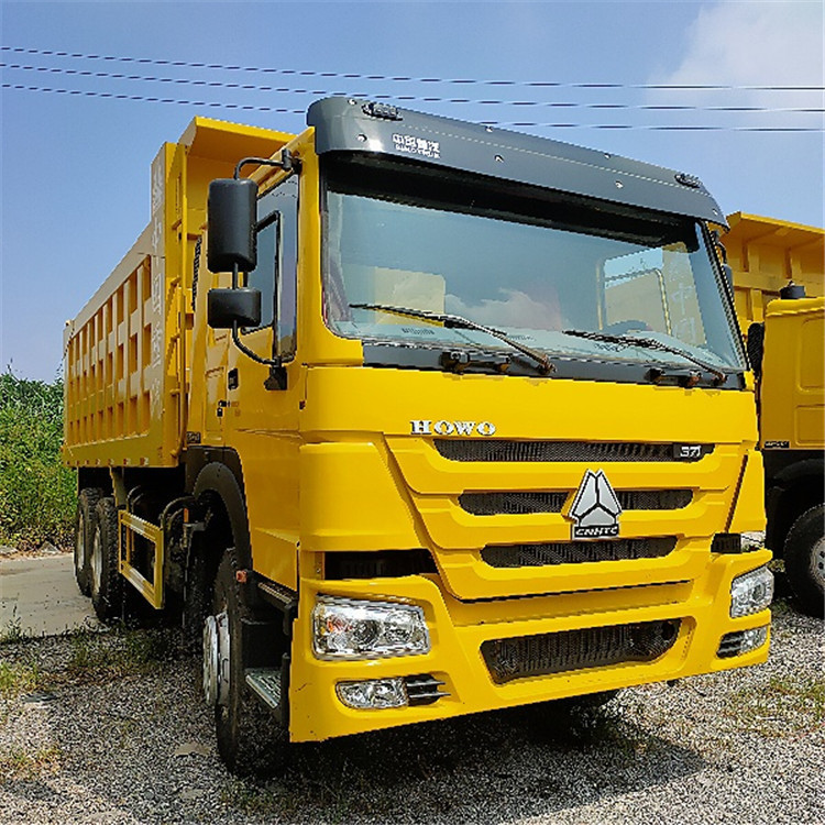 批发出口二手豪沃翻斗工程车 拖头自卸车howo翻斗车truck