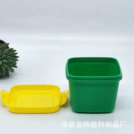 生产供应500ml黄豆酱盒豆瓣酱盒甜面酱盒 加厚pp塑料桶酱桶