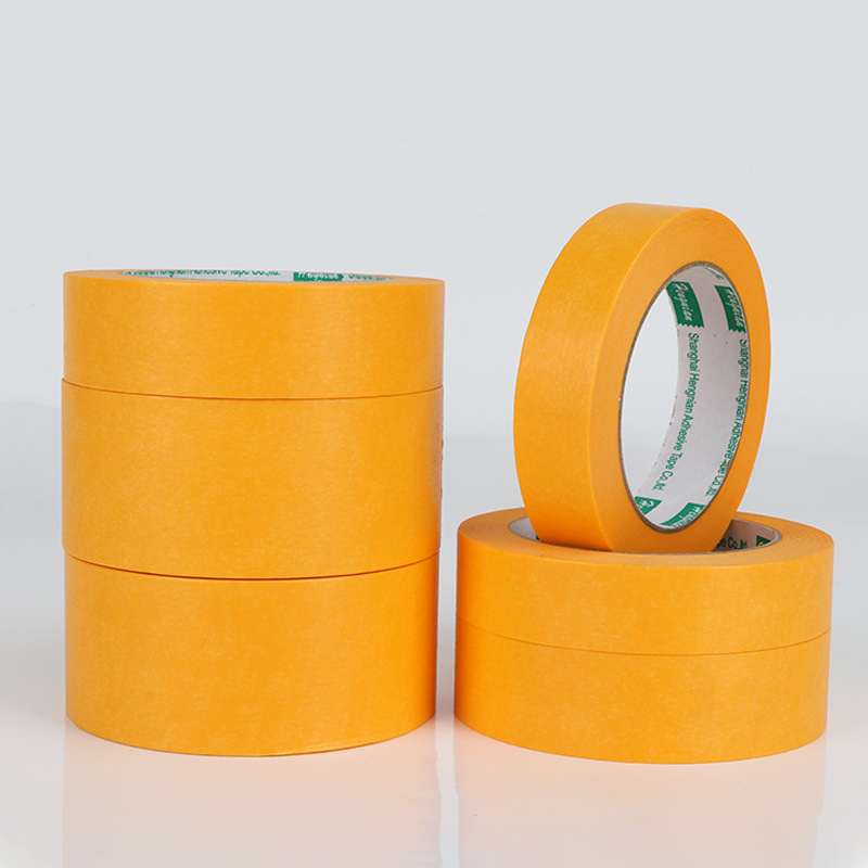 Yellow Masking Tape Japanese Paper Paper Adhesive Tape Decoration to Avoid Color Separation Japanese Paper Toy Spray Paint Paper Adhesive Tape Can Be Set Masking Tape
