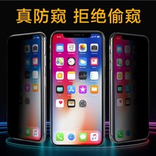 适用于iphoneXSmax钢化膜12 13高透防偷窥苹果14pro手机玻璃贴XR