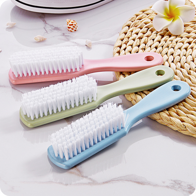 Shoe Brush Plastic Brush Soft Fur Shoe-Brush Multifunctional Toilet Floor Brush Cleaning Clothes Brush Collar Clothes Cleaning Brush