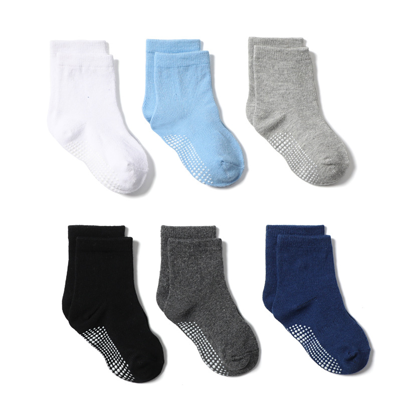 Amazon Cross-Border Best-Selling Children's Non-Slip Dispensing Room Socks Foreign Trade Children's Socks Customized Wholesale over 1-3 Years Old Size