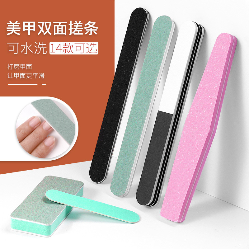 Nail Tools Polishing Strip Polishing Strip Tofu Block Sponge Rubbing Strip Nail File Sanding Strip Manicure Spot Wholesale