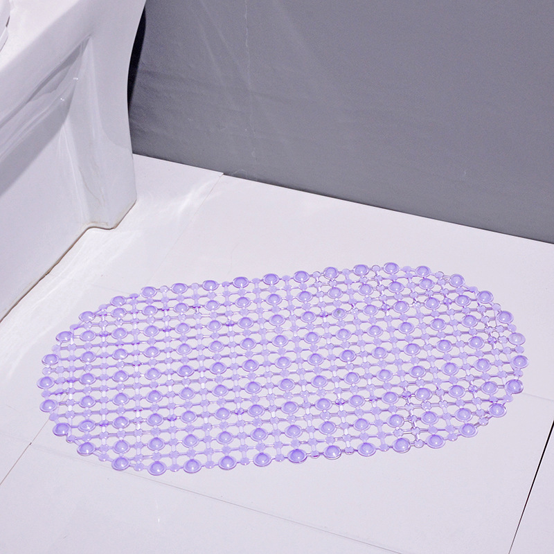 Bathroom Non-Slip Mat Carpet Bath Shower Room Floor Mat Bathroom Bathroom Waterproof Plastic Floor Mat with Suction Cup