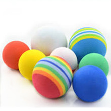 厂家eva球游乐场专用子弹球多色可选儿童玩具手抓球供应