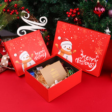 爆款圣诞礼盒雪人天地盖节日礼物盒围巾手套礼品盒圣诞节伴手礼盒