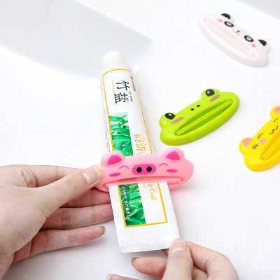 toothpaste dispenser korean style creative cute cartoon manual toothpaste squeezer lazy cosmetics facial cleanser squeezer