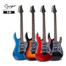 多色可选24品电吉他单摇 电声乐器初学专业演奏S-G3亮光 厂家批发