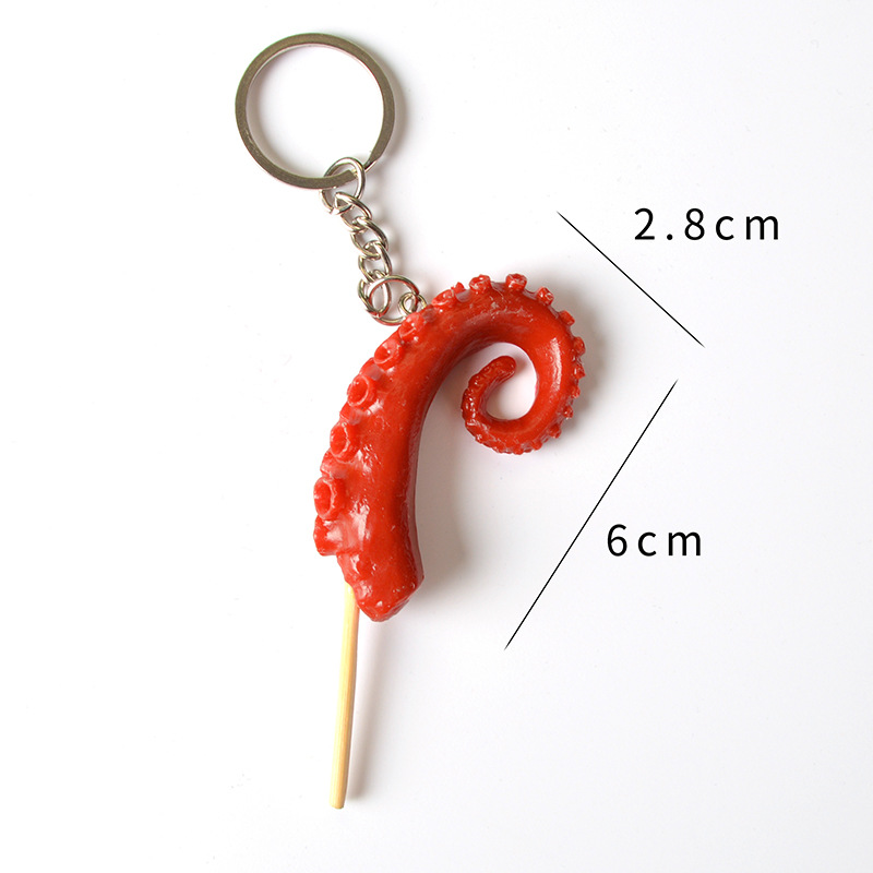 Competitive Factory Simulation Kabob Toy Pendant Fun Simulation Food Skewers Donut Fryer Candy Toy Bag Ornaments