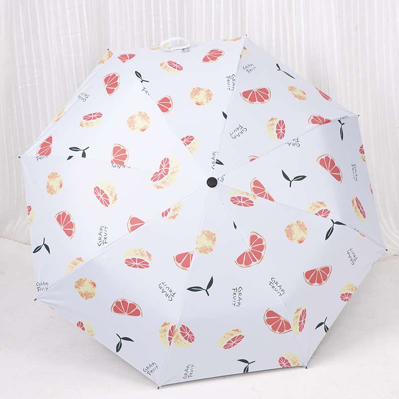 Umbrella Wholesale Printing Logo Sun Umbrella Uv Protection Sun Umbrella Rain Dual-Use Folding Umbrella Cartoon Sun Umbrella