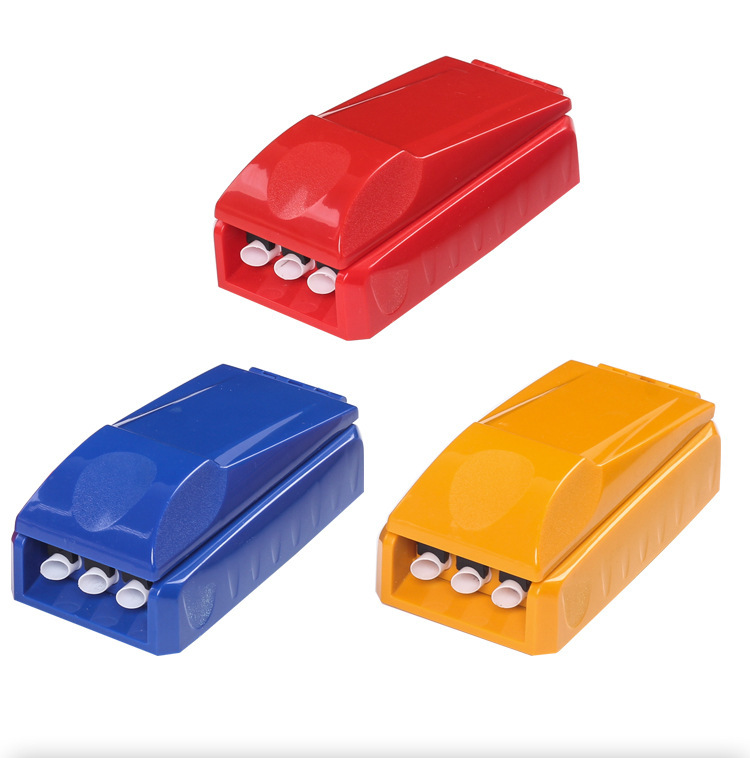 塑料卷烟器推拉式三管两管便携式半自动手动拉烟器小型烟具配件