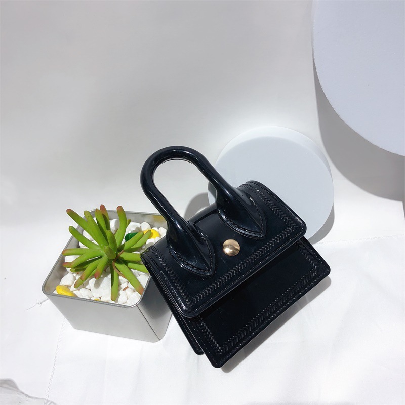 2024 Clearance Spring and Summer New Jelly Bag Mini Pvc Handbag Macaron Coin Purse Shoulder Crossbody Bag