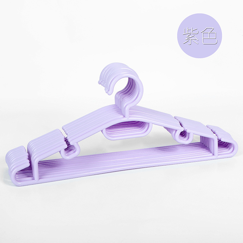 Invisible Hanger Non-Slip Household Hanger Clothes Plastic Hanger Clothes Hanger for Dormitory Clothes Support Clothes Rack Factory