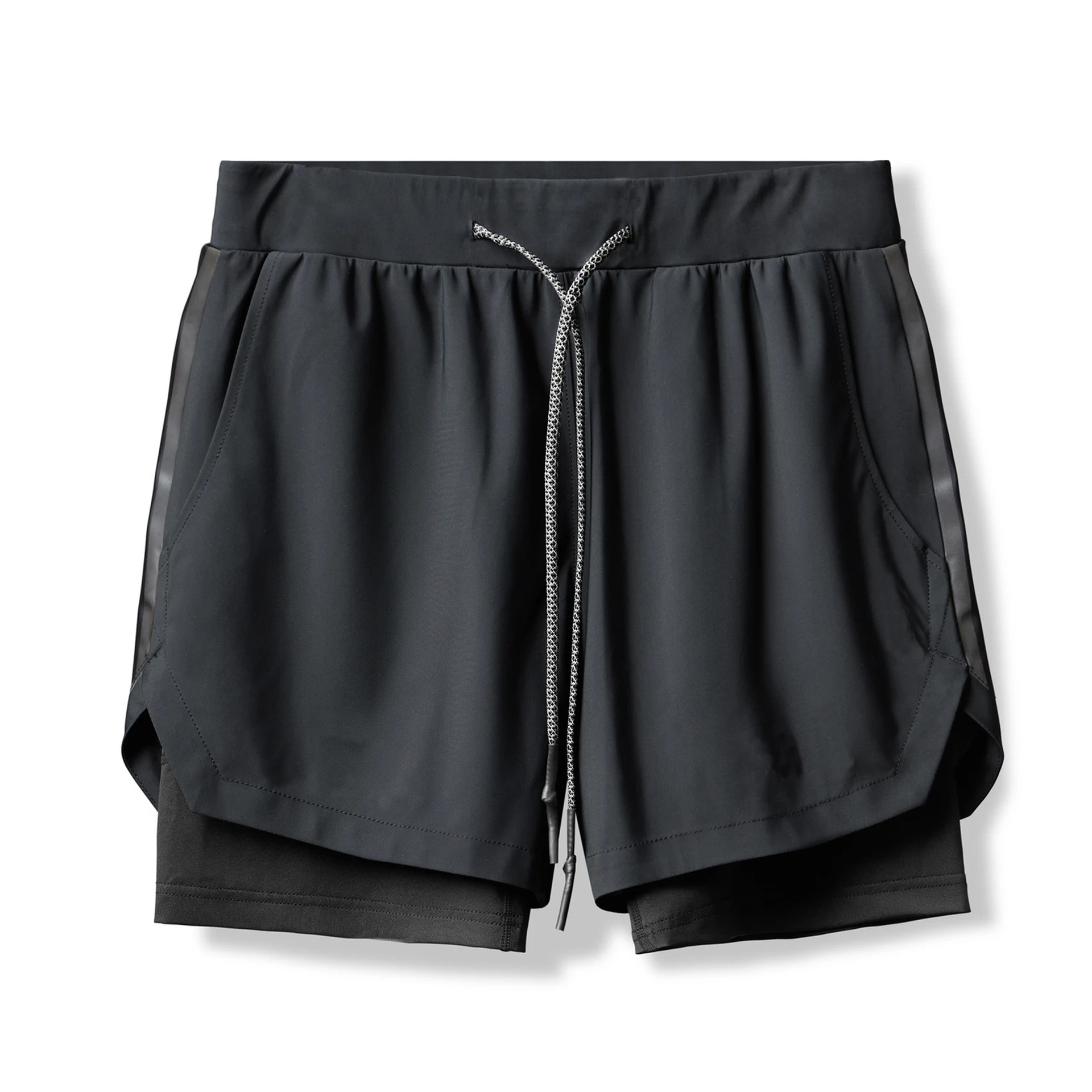 短裤男士夏季新款健身运动速干透气双层美式休闲潮牌篮球五分裤潮