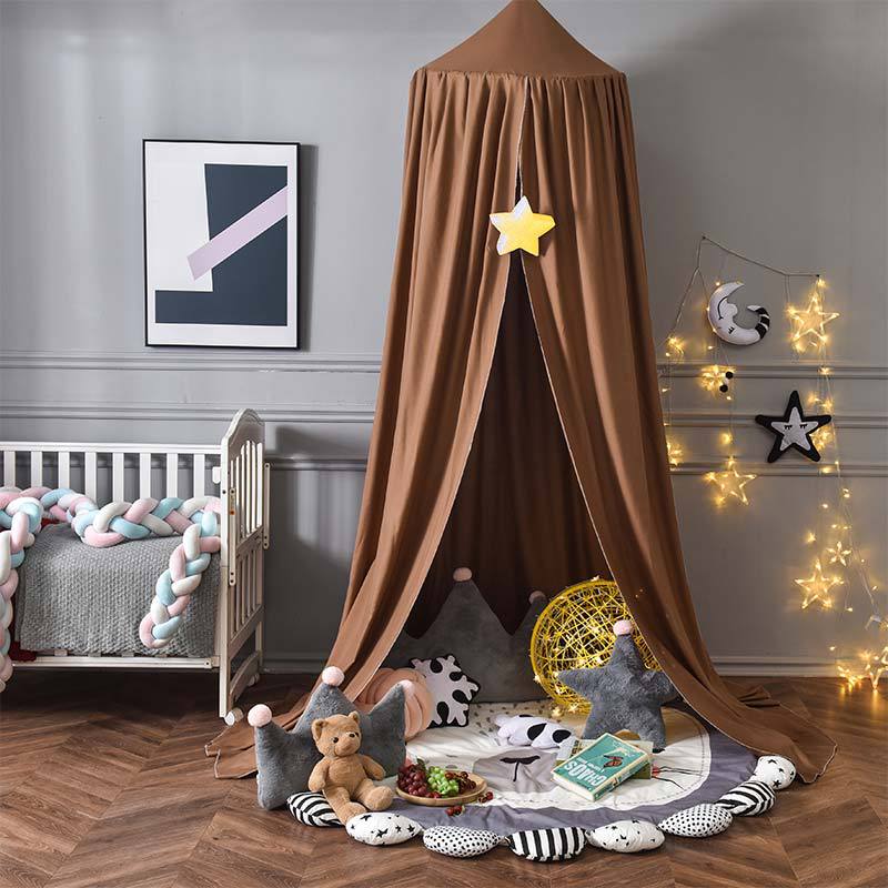 19 Colors Amazon Dome Bed Curtain Children's Mosquito Nets Ins Wind Ceiling Game Bed Tree House Tent Bed Curtain